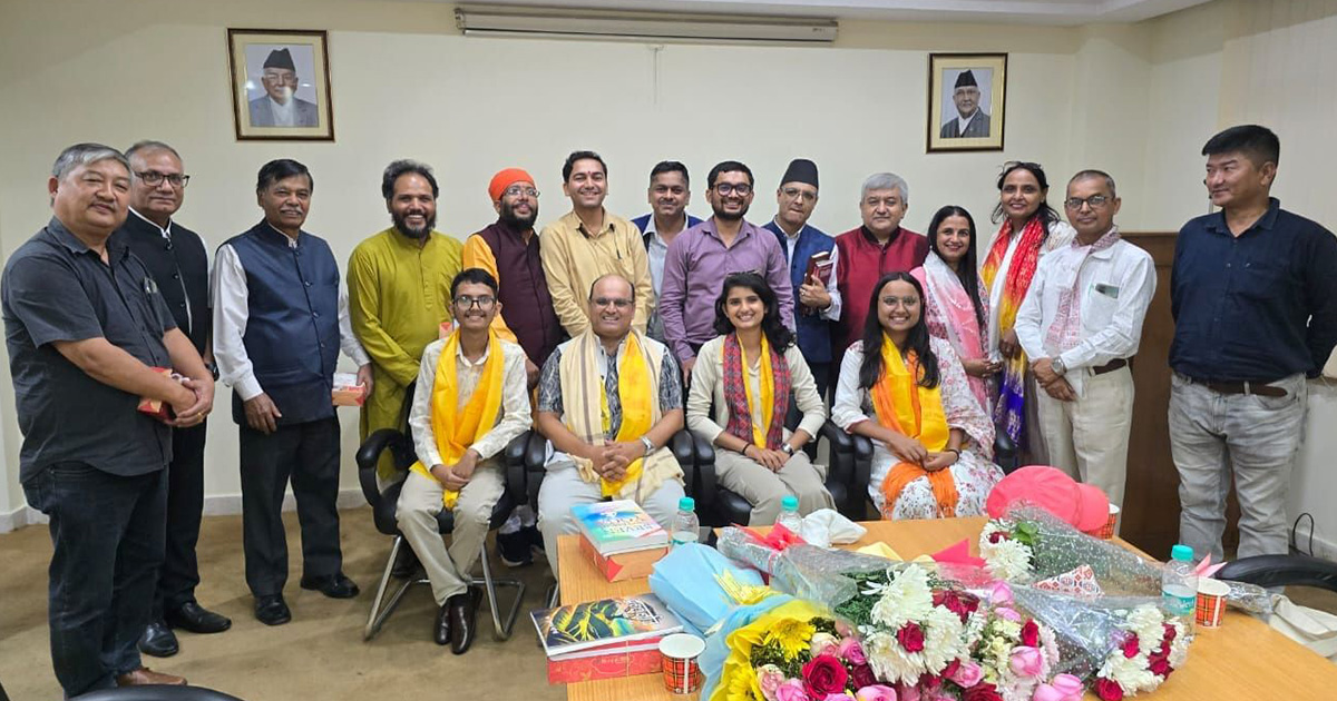 नेपाली राजदूतावास नयाँदिल्लीद्वारा स्रष्टाहरूको सम्मान