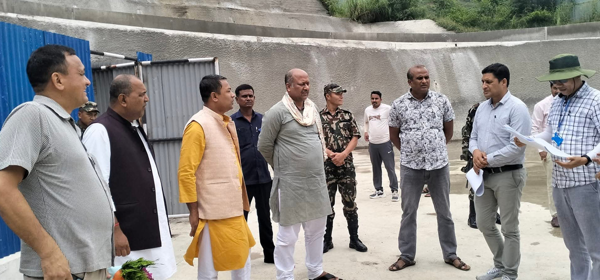 सुनकोशी मरिन डाइभर्सन आयोजनाको निर्माणप्रति मुख्यमन्त्री असन्तुष्ट