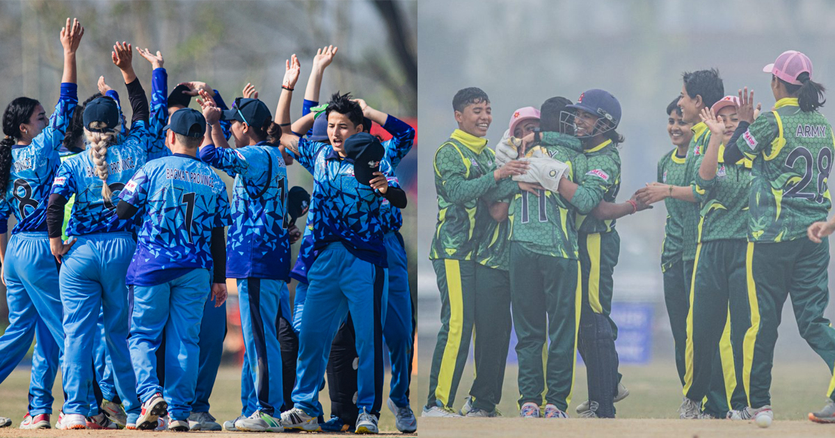 आर्मी र बागमती पीएम कप महिला क्रिकेटको सुपर फोरमा