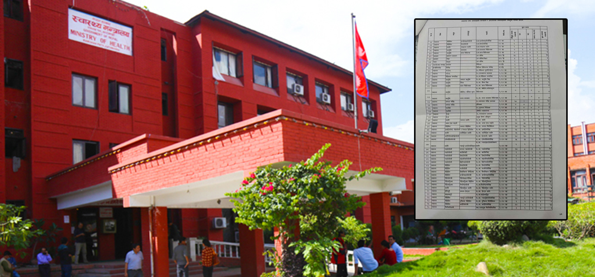 स्वास्थ्यको दरबन्दीमा अर्थको लगाम फेरी ‘ओएनएम’ हुने
