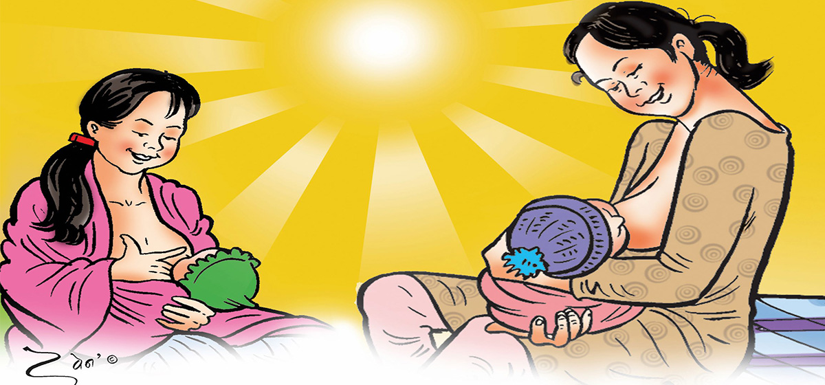 स्तनपान मातृत्वको चम्किलो सान