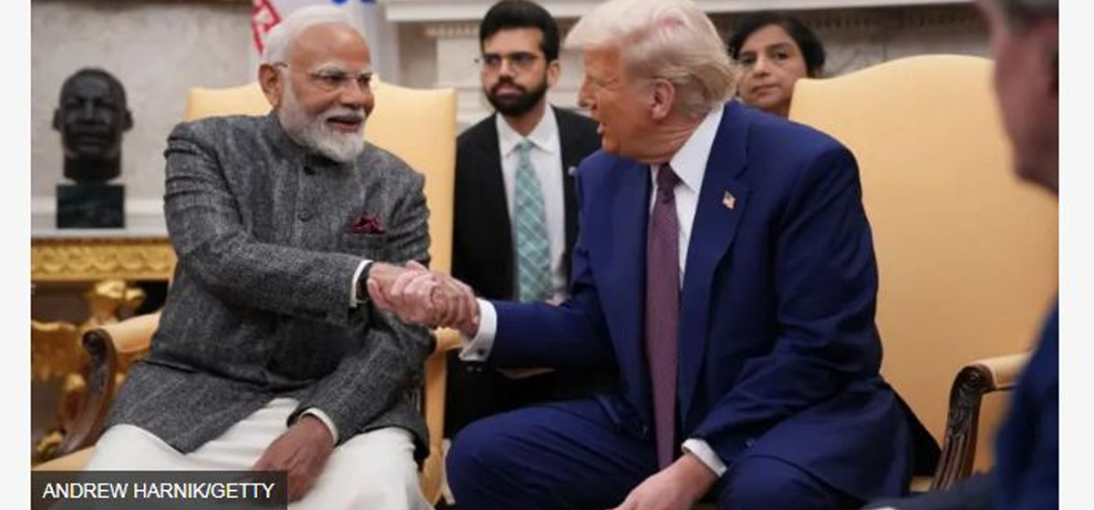 भारत र अमेरिकाबिच व्यापारिक तनाव