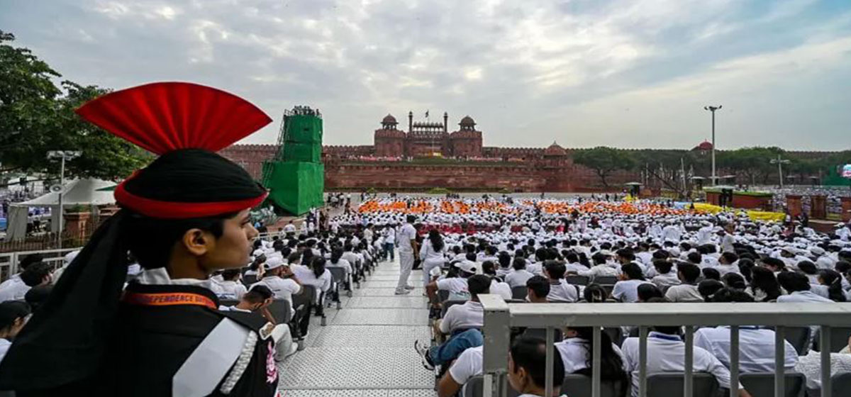 आज भारतको ७९ औं स्वतन्त्रता दिवस