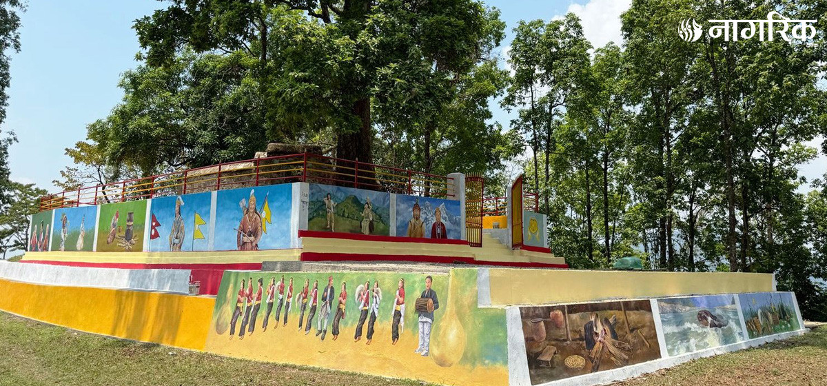 सौन्दर्यकरण गर्दै साकेला गाउँपालिका