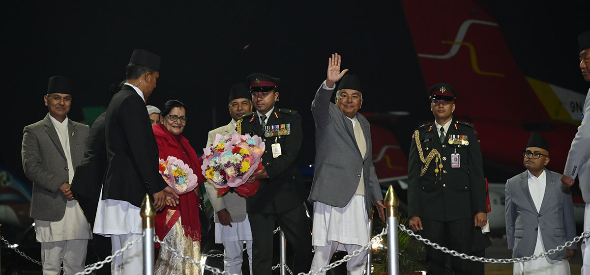 राष्ट्रपति पौडेल जापान प्रस्थान