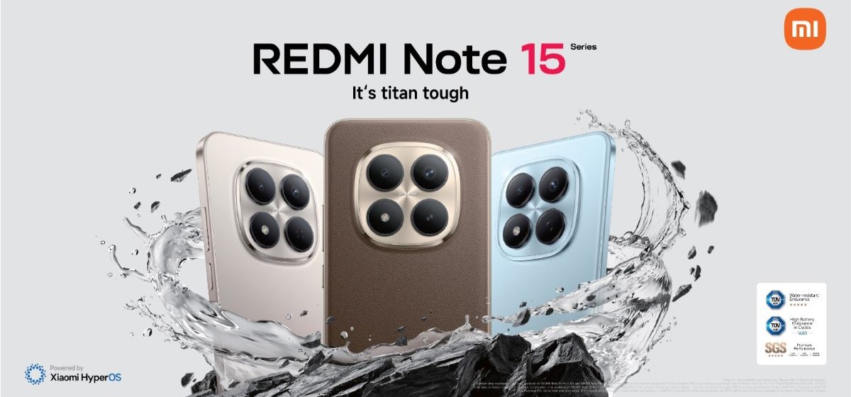 गशिप–स्तरको रेड्मी टाइटन मजबुतीसहित रेड्मी नोट १५ सिरिज नेपालमा सार्वजनिक