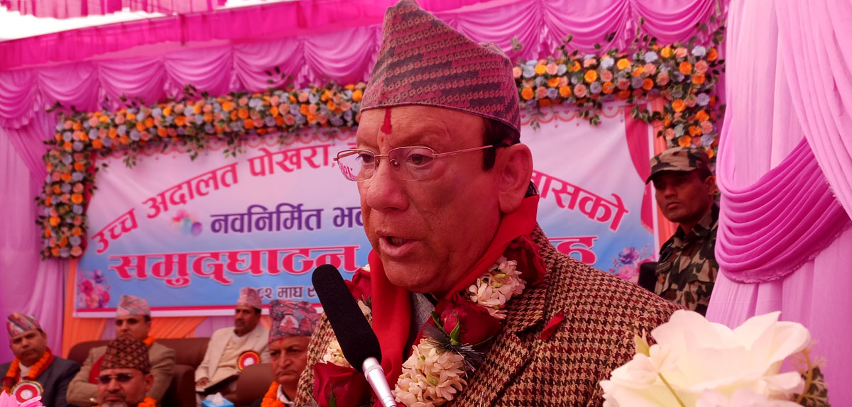 अदालत जलेको होइन जलाइएको हो, यो सबैलाई थाहा छ: प्रधानन्यायाधीश