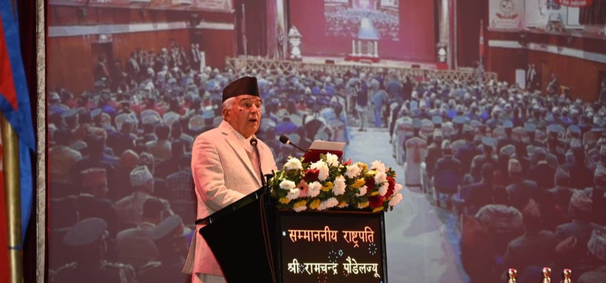 सुरक्षा निकायको धर्म भनेकै शान्ति सुरक्षा कायम गर्नु हो: राष्ट्रपति पौडेल
