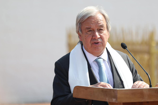 विश्व सम्बन्धलाई कमजोर नबनाउन राष्ट्रसङ्घका महासचिव गुटेरेसको चेतावनी