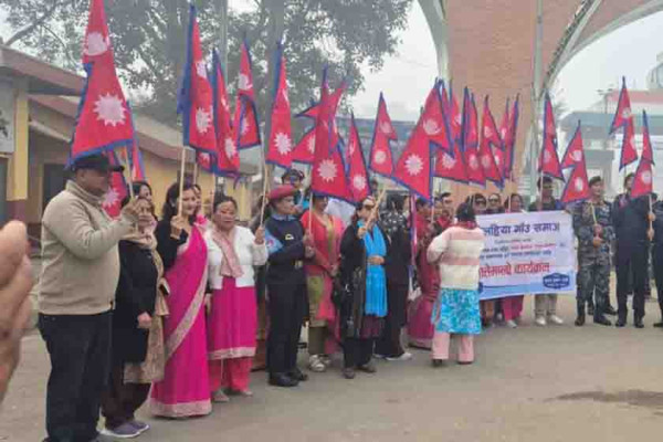 विद्युतीय पोलमा राष्ट्रिय झण्डा