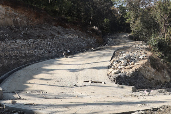 गलेश्वर-पुलाश्रम-जगन्नाथ सडक योजना : लक्ष्यभन्दा पाँच महिनाअघि सम्पन्न