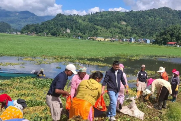 मन्त्री घिसिङसँग पोखराका होटल व्यवसायीको आग्रहः फेवातालको संरक्षण गरिदिनुहोस्