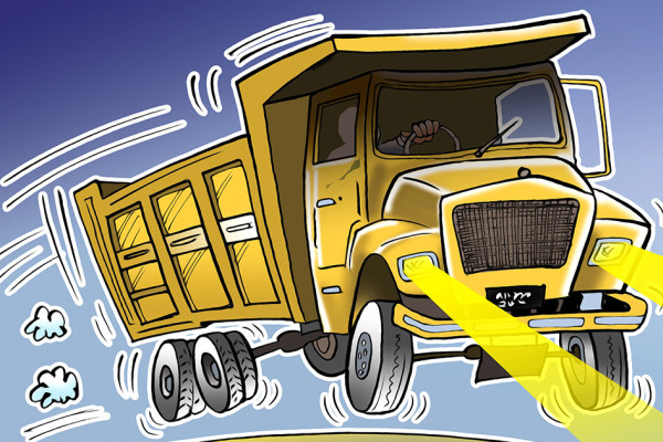 तनहुँमा ट्रकको ठक्करबाट महिलाको मृत्यु