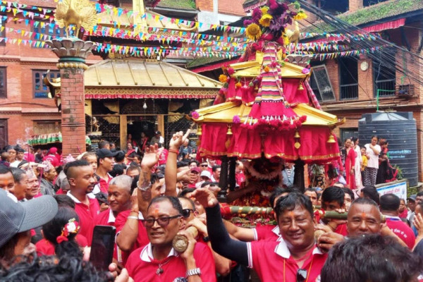 भक्तपुरमा १२ वर्षमा एक पटक मनाइने चण्डेश्वरी अजिमा जात्रा