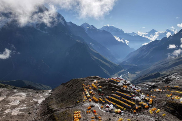 मनास्लु क्षेत्रमा ड्रोनमार्फत निगरानी