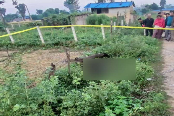 गोली लागेर युवकको मृत्यु भएको आशंका