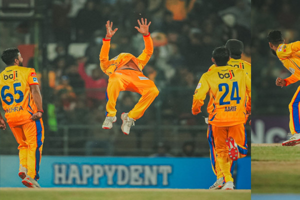 दीपेन्द्रको अर्को ‘डाइरेक्ट हिट’, पावरप्लेमै चितवनलाई तीन झट्का