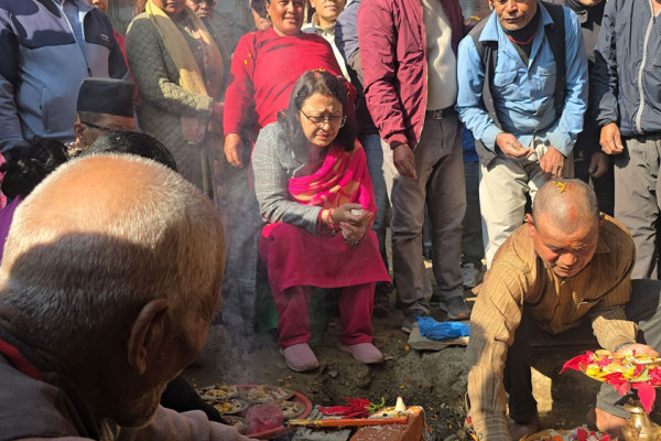 कुमारी द्योछेंको पुननिर्माण सुरुः पुरानै शैलीमा बनाइने