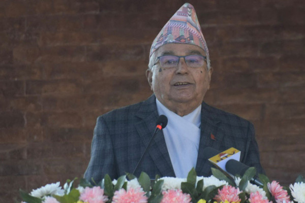 नागरिकको जीवनस्तर उठाउने विकास आजको आवश्यकता हो : राष्ट्रपति