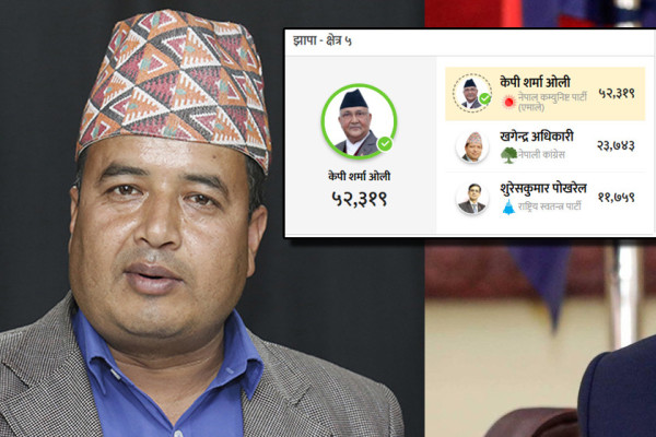 महेशको दाबीः ओलीलाई हराउन खोज्नु मनको लड्डु घिउसँग खानुजस्तै हो