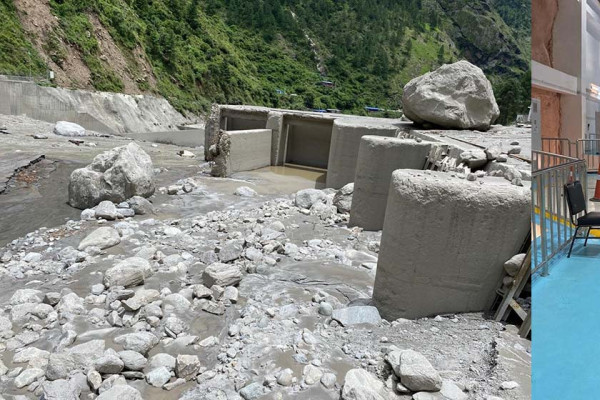 बाढीले क्षतिग्रस्त रसुवागढी जलविद्युत मर्मतपछि सञ्चालनमा