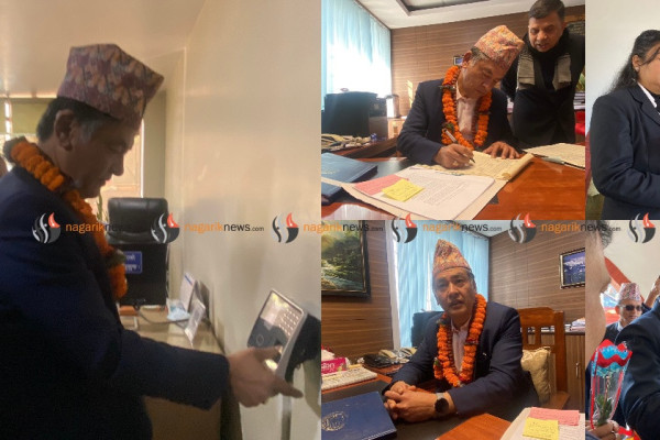 कुलमानले हटाएका शाक्य फेरि प्राधिकरणमा हाजिर (तस्बिरमा हेर्नुस्)