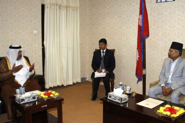 उपराष्ट्रपति यादव र कतारका राजदूतबीच भेटवार्ता