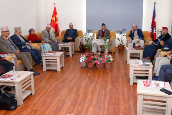 नेकपा एमालेको सचिवालय बैठक च्यासलमा जारी