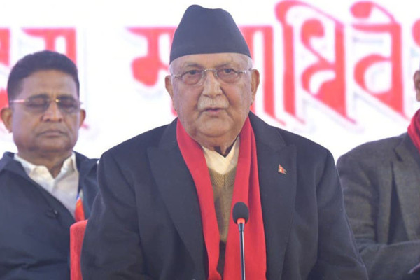 केन्द्रीय कमिटी बैठकमा ओलीले भने : कार्यकर्ताको भीडले पार्टीको औचित्य पुष्टि गर्यो