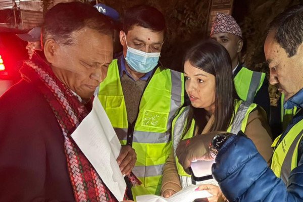 नागढुङ्गा–मुग्लिन सडक चाँडो निर्माण गर्न मन्त्री घिसिङको निर्देशन