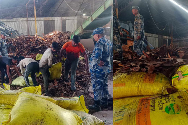 तस्करीबाट भित्र्याएको १८१ बोरा युरिया मल बरामद