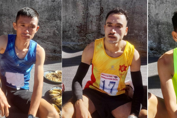 इलाम-सन्दकपुर रेडपान्डा म्याराथनमा गजेन्द्र पहिलो