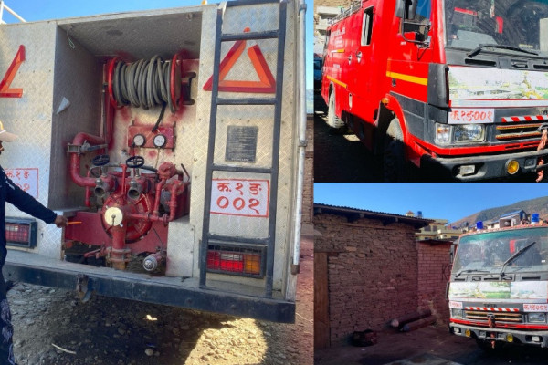 जेनजी प्रदर्शनमा जलेका जनप्रतिनिधिका गाडी चाँडै बने, दमकल तीन महिनादेखि थन्कियो !