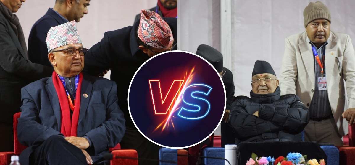 एमाले महाधिवेशन : मतपरिणाममा ओली अगाडि