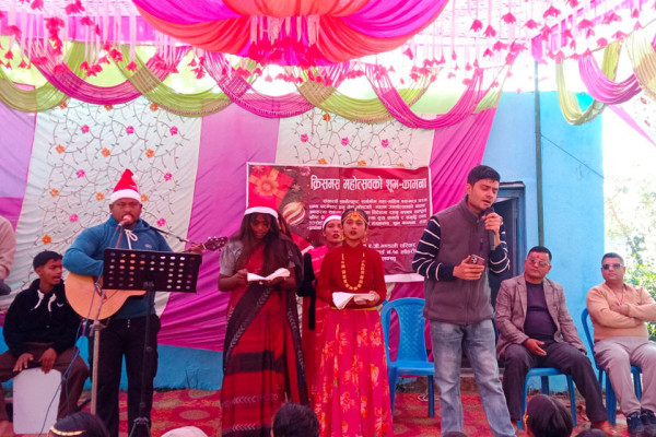 कपिलवस्तुमा क्रिसमस रौनक