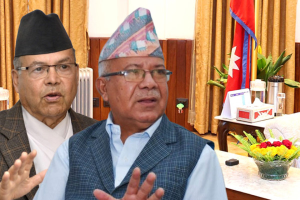 एकैदिन राष्ट्रपतिसँग माधव र झलनाथको छुट्टाछुट्टै भेटवार्ता