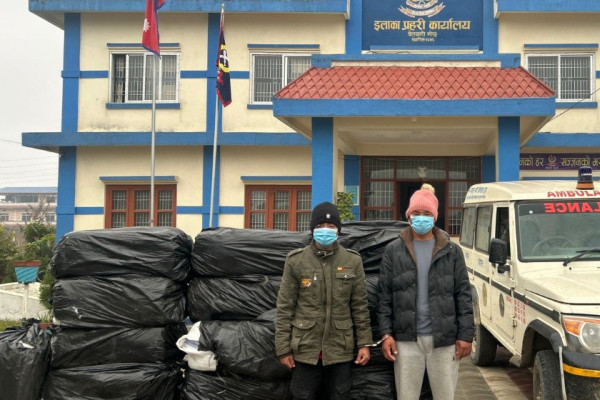 एम्बुलेन्समा गाँजा तस्करी : कारोबारीलाई नियन्त्रणमा लिन गोली चल्यो