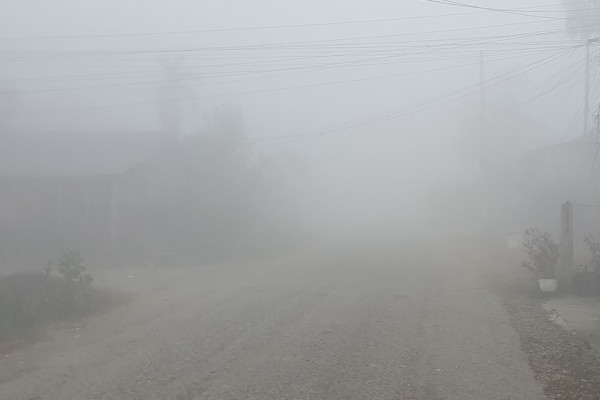 शीतलहरका कारण पूर्वपश्चिम राजमार्गको दाउन्ने खण्डमा समस्या