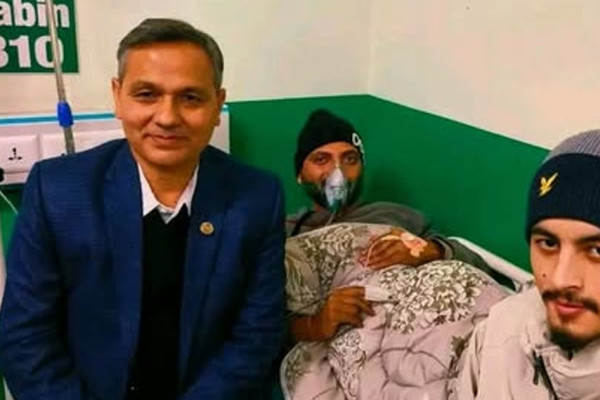 निकोलस भुसाललाई भेटेर गृहमन्त्रीले भने- अनसन तोड्नुस्