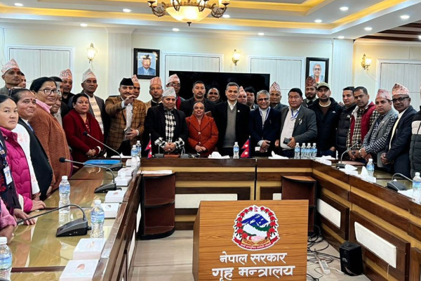 शितगंगामा इलाका प्रशासन स्थापना गर्न गृहमन्त्रीसँग माग