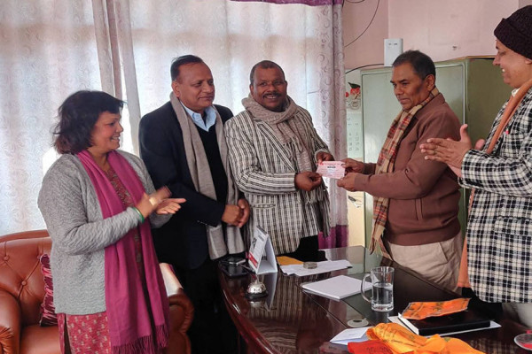 नेकपा केन्द्रीय सदस्य तथा पूर्वमन्त्री यादव जसपामा प्रवेश