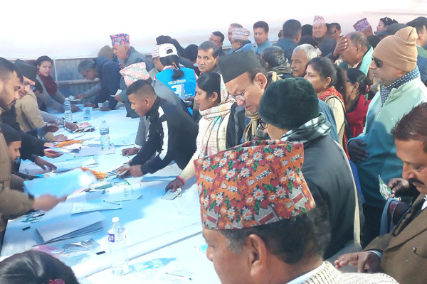 विशेष महाधिवेशन: दिउँसोसम्म एक हजार ७ सय सहभागीद्वारा नाम दर्ता