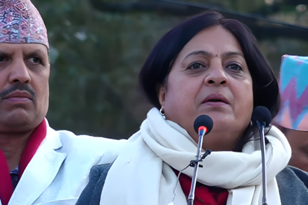 ५४ प्रतिशत प्रतिनिधिको सम्मान गर्न विशेष महाधिवेशनमा आयौं: पुष्पा भुसाल