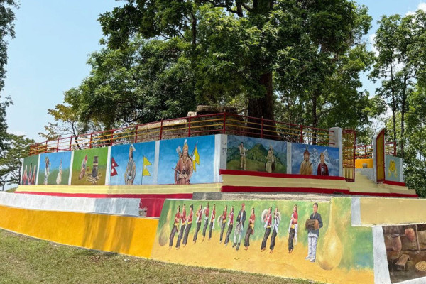 सौन्दर्यकरण गर्दै साकेला गाउँपालिका