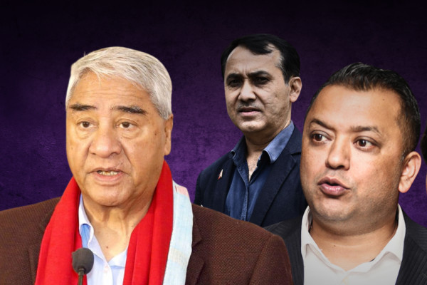 महामन्त्रीद्वयलाई निष्कासन गरेको पत्र लिएर देउवा पक्ष निर्वाचन आयोगमा