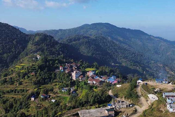 जन्तेढुङ्गा मुकाम चिसापानी बजारको सडक स्तरोन्नति र सौन्दर्यकरण सुरु