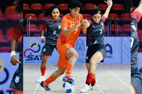 साफ फुट्सल च्याम्पियनसिप: महिलातर्फ बङ्गलादेशसँग नेपालको हार