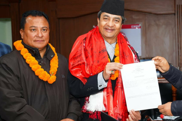 ललितपुर–१ मा कांग्रेसका सह–महामन्त्री उदय शमशेर राणाको मनोनयन दर्ता