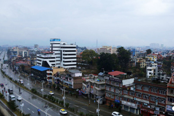 काठमाडौंमा हल्का वर्षा