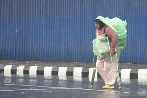 काठमाडौंमा वर्षापछिको दृश्य